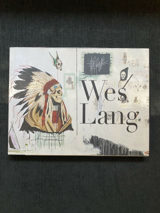 Wes Lang Hardcover Monograph Book Published By Picture Box Rare Hot