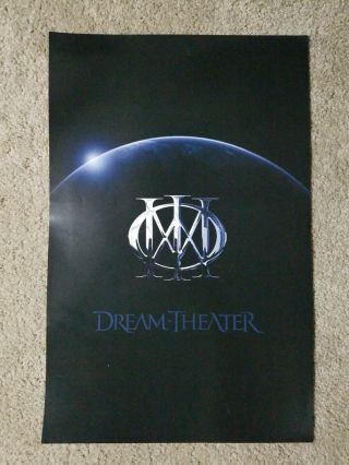 Dream Theater Rare Self Titled 2012 On Tour Promo Poster Double Sided 11x17