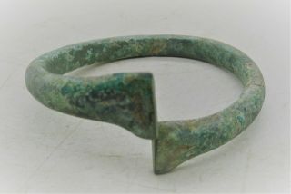 Circa 900 - 1100 Ad Ancient Viking Norse Bronze Bracelet