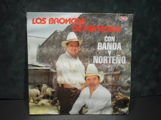 Los Broncos De Reynosa Con Banda Y Norteno Rare Mexico Lp 1986 Eco 26176 - 1 Vg,