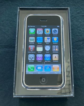 Very RARE Apple iPhone 1st Generation - 8GB - Black - Model MA712LL/A 3