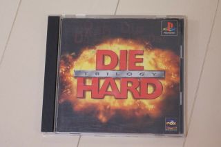 Die Hard Trilogy Sony Playstation Rare Japan