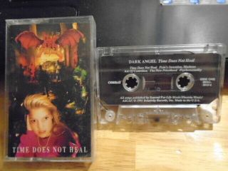 Rare Oop Dark Angel Cassette Tape Time Does Not Heal Thrash Metal Dethklok Death