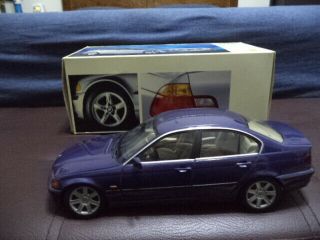 Rare Hard To Find Ut Models 1:18 Scale Bmw 3 Series E46 328i Blue Sedan Saloon