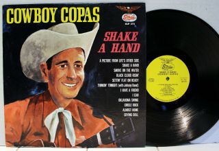 Hear - Rare Rockabilly / Country Lp - Cowboy Copas - Shake A Hand - Starday Slp 371