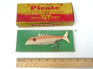 Vintage " Pirate " Griffith Marine Troller Tackle Salmon Fishing Lure Portland,  Or
