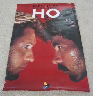 Daryl Hall & John Oates,  Vintage,  Rare,  1980s In - Store Music Rock Promo Poster
