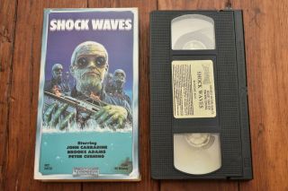 Shock Waves Vhs Tape John Carradine Horror 1976 70s Rare Oop Nazi Zombies
