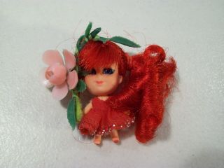 Vintage Liddle Kiddles Rosebud Kologne Mini Doll 1960 