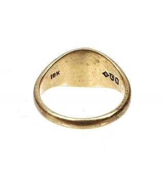 Antique rare 1868 1800 ' s 10k gold University of California Berkeley college ring 4