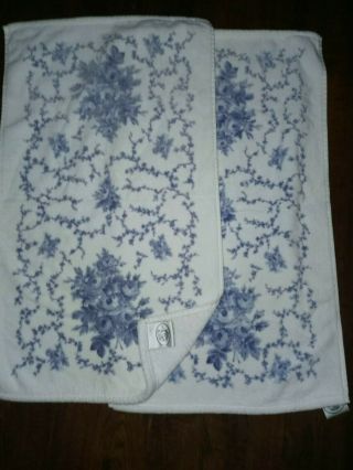 Rare Laura Ashley Sophia Hand Towel Set Of 2 For Display Only Htf