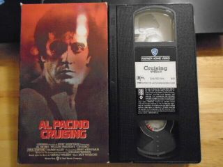Rare Oop Cruising Vhs Film 1980 Al Pacino William Friedkin Exorcist Karen Allen