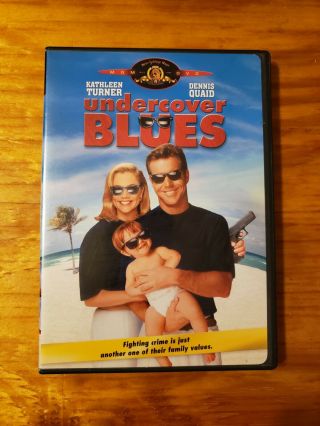Undercover Blues (dvd,  2003,  Widescreen/full Frame) Dennis Quaid 1993 - Rare Oop