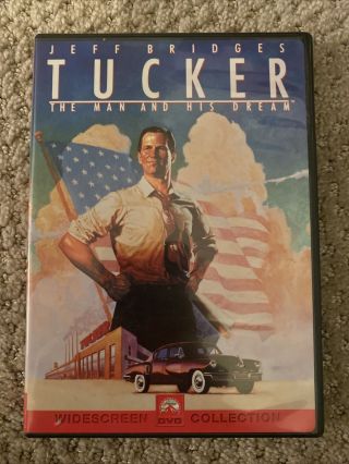 Tucker: The Man And His Dream (dvd,  1988) Jeff Bridges Rare Oop