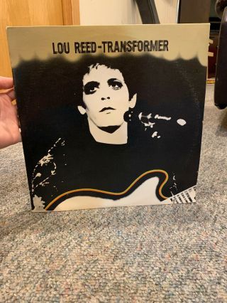 Rare Vintage Lou Reed Transformer Lp Vinyl 1972 Lsp - 4807 Nm Orange Label