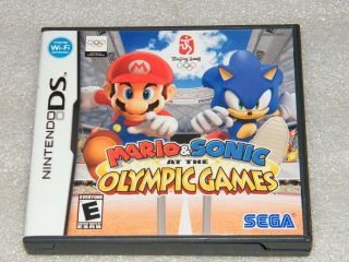 Rare & Fun Complete Mario & Sonic Olympic Games Nintendo Ds Video Game 2008