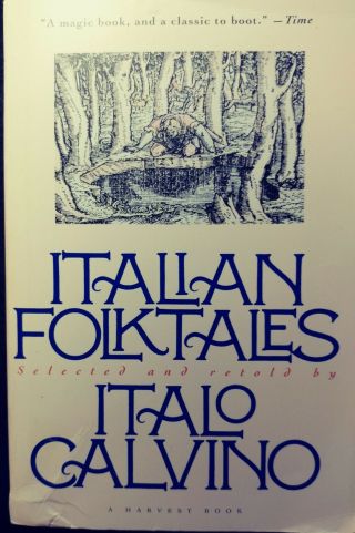 Italian Folktales By Italo Calvino 1992 Paperback Rare