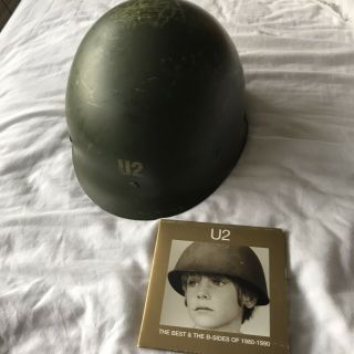 U2 The Best Of 1980 - 1990 Promo Helmet 150 Only & Double Cd Promo Very Rare