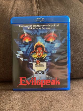 Evilspeak (2014,  Blu Ray) Oop Rare Gory Cyber Demonic Possession Extravaganza
