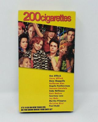 200 Cigarettes,  1999 Vhs Ben Affleck Dave Chappelle Rare Blockbuster Rental
