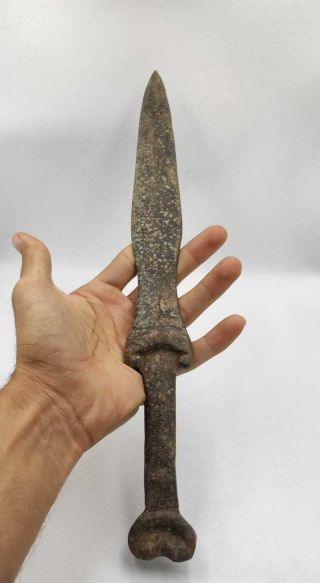Wonderful Unique Roman Ancient Bronze 3rd Century Bc Rare Sword