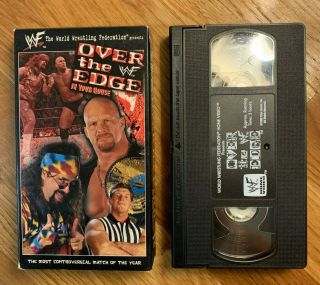 Wwf Over The Edge: In Your House (1998) Rare Oop Video Vhs Stone Cold Steve