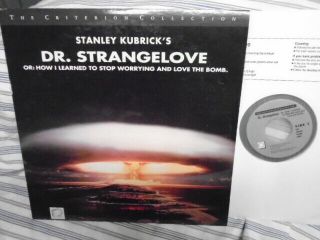 Rare Oop Criterion Dr.  Strangelove Laserdisc Film 1964 Stanley Kubrick Sellers