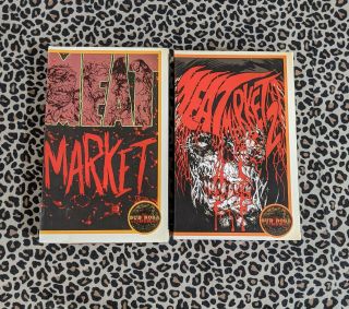 Meat Market 1 & 2 Srs Cinema Sub Rosa / Big Box Rare Horror Gore Nasty Numbered