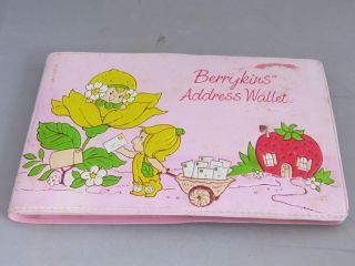 Vintage Strawberry Shortcake Berrykin Address Book / Wallet