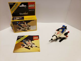 Vintage Lego Space 1986 6820 Starfire I 100 Complete W Box And Inst Rare