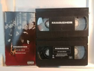 Rammstein - Live Aus Berlin - 1999 Promo Vhs Rare