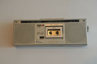 Sencor S3000 Rare Microcassette Recorder Boombox Japan Collectable Fm Radio