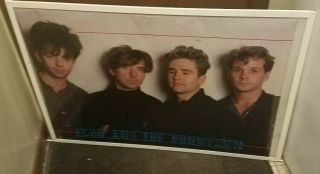 Echo And The Bunnymen Poster 1987 Rare Vintage Collectible Oop Band Shot