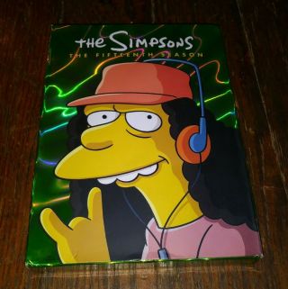 The Simpsons Fifteenth Season 15 (dvd,  2012,  4 - Disc Set) Rare