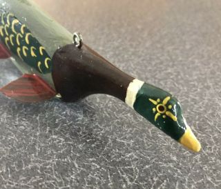 Rudy Zwieg Signed 7 " Duck Minnesota Folk Art Fish Spearing Decoy