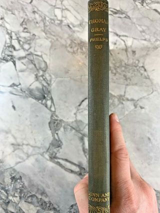1896 Antique Book " Selections From The Poetry Of Thomas Gray "