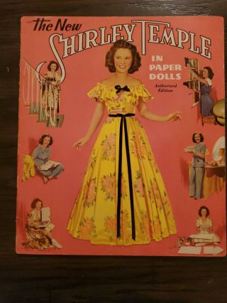 Paper Dolls Vintage,  Shirley Temple,  Authorized Edition,  1942 By Saalfield.