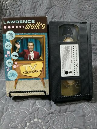 Htf Rare - Lawrence Welk Show - Vhs Tape - Tv Treasures Vintage Pbs Tv