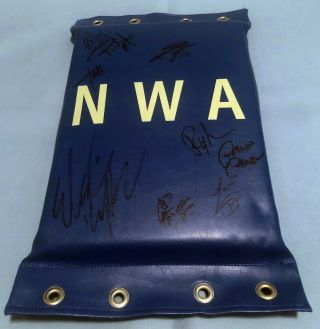 Nwa Into The Fire Ppv Ring Turnbuckle Rare Signed Auto