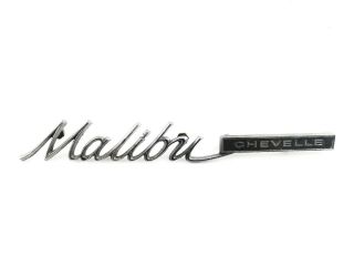 1964 - 1965 Chevrolet Malibu Chevelle Quarter Panel Emblem Badge Symbol Oem (1964)