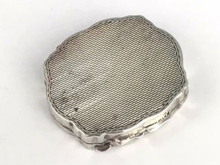 Antique/vintage Silver Pill Or Snuff Box,  Marked 800,  Possibly 1920/50’s