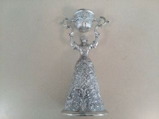 Vintage Silver - Plated German Double Cup Wedding Chalice
