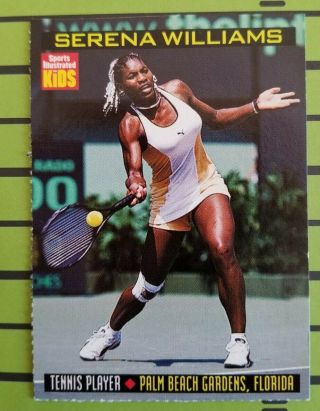 Rare 1999 Serena Williams Si Sports Illustrated For Kids Rookie Card 814