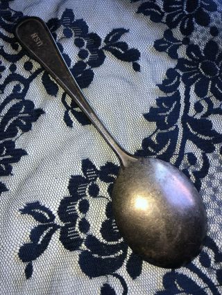 International Silver Co.  U.  S.  N.  Soup Spoon 2