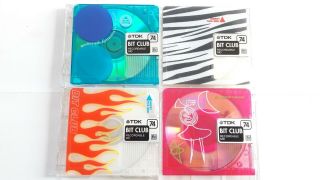 Tdk Bit Club 74 Minidiscs,  Made In Japan,  Very Rare