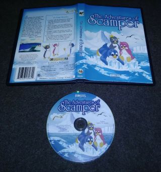 1986 The Adventures Of Scamper Dvd The Adventures Of Lolo The Penguin Oop Rare