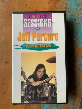 Starlicks Master Series Vhs Jeff Porcaro (toto) Drum Instruction Video 1988 Rare