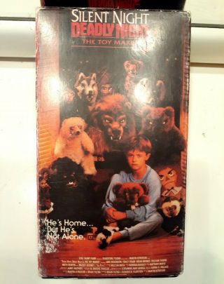 Silent Night Deadly Night 5 The Toy Maker Vhs Horror Gore Rare Christmas