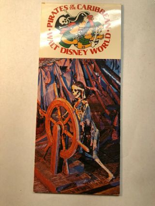 Disney World Vintage Pirates Of The Caribbean Postcard Set Rare