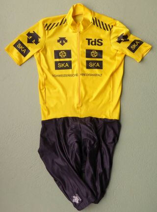 Rare 1986 Tour De Suisse Time Trial Skinsuit Descente - Andy Hampsten